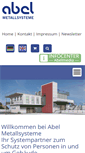 Mobile Screenshot of abelsystem.de