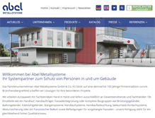 Tablet Screenshot of abelsystem.de